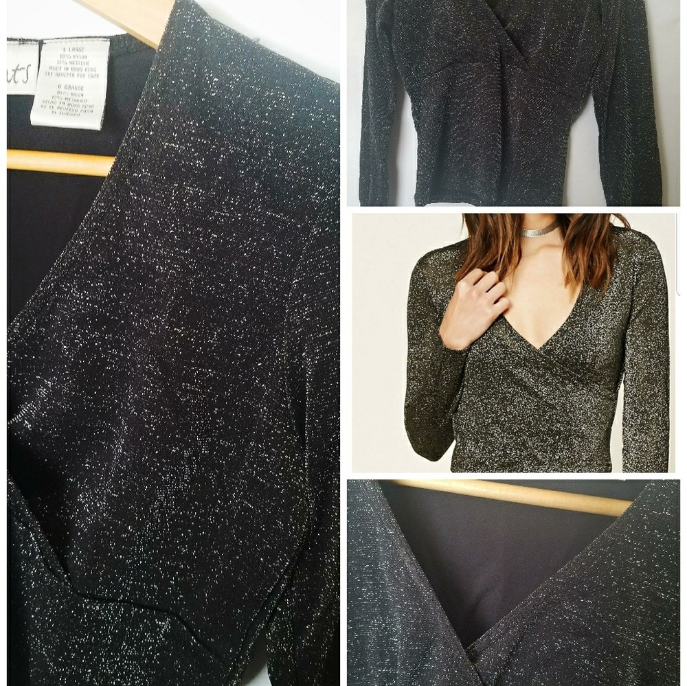 Metallic blouse